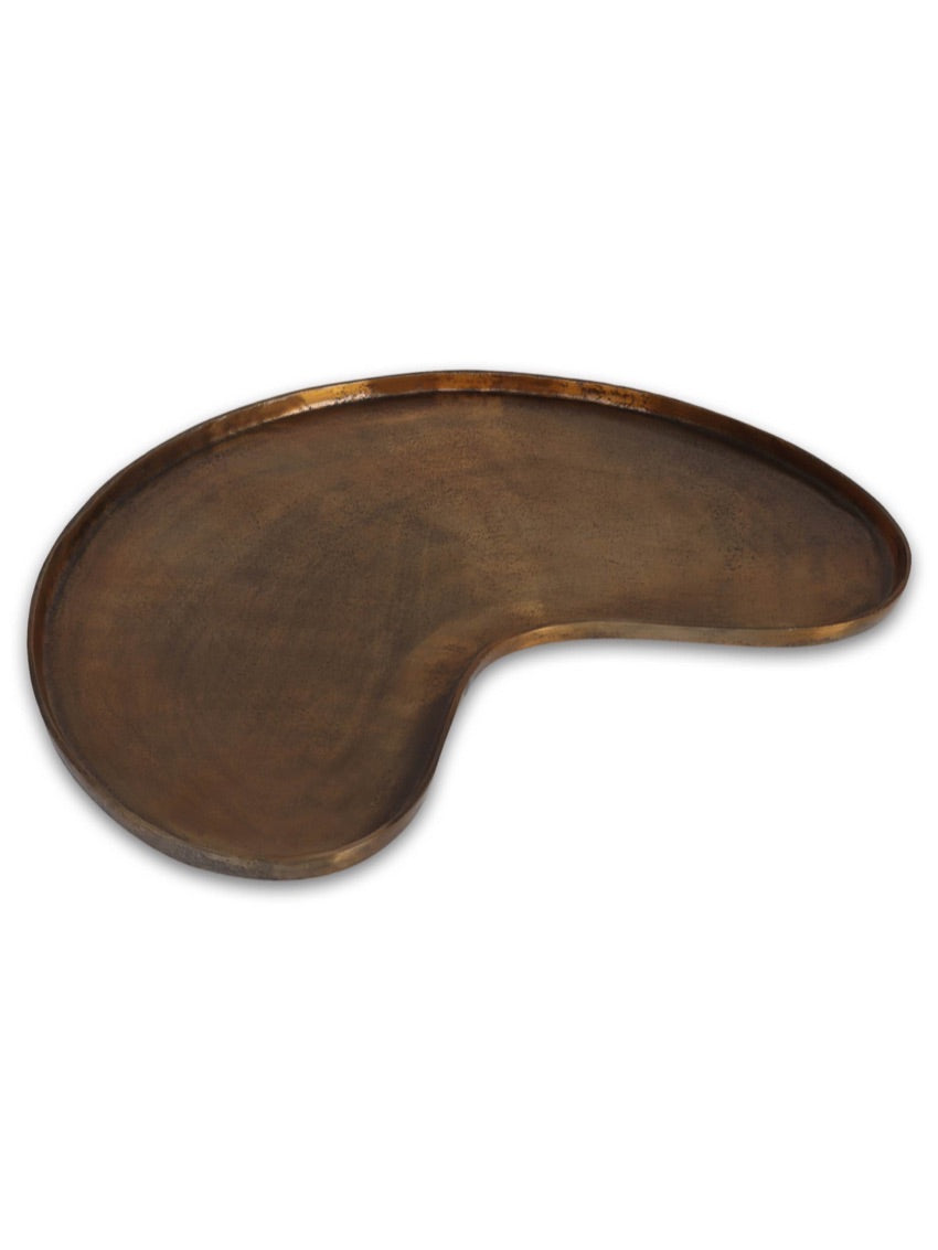 Kidney tray gold small
