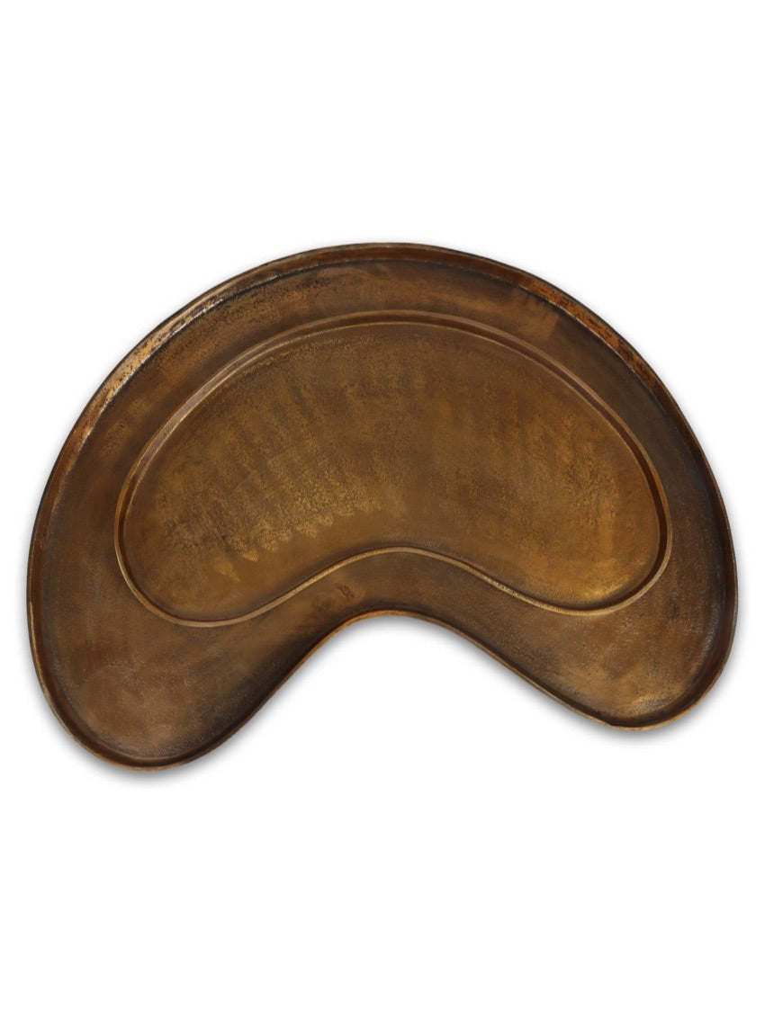 Kidney tray gold small