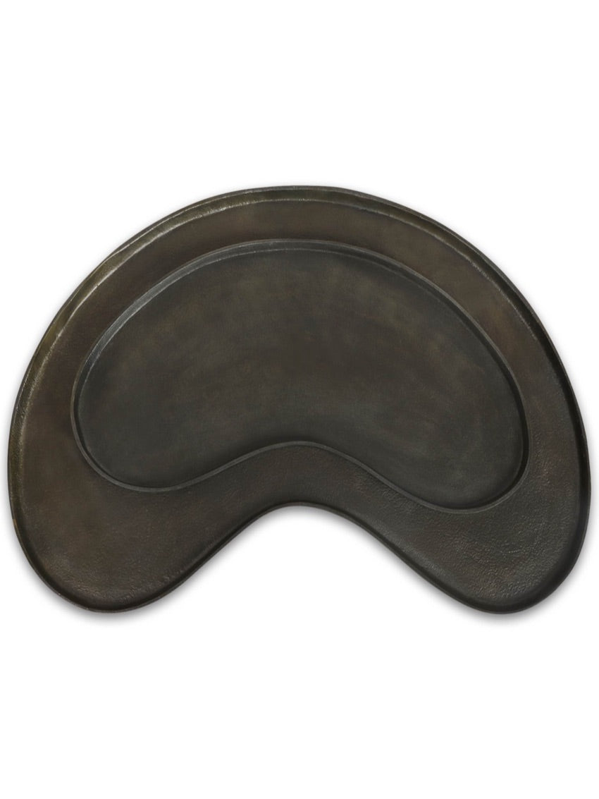Kidney tray antique black small
